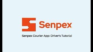 How to use Senpex Courier App - Driver's Tutorial Video