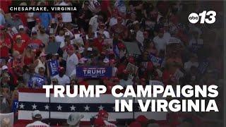 Trump holds campaign rally in Virginia