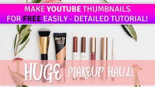 How To Make YouTube Thumbnails For Free! - Pixlr Step By Step Detailed Tutorial