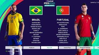 PES 2021 - Brazil vs Portugal - International Match - C.Ronaldo vs Neymar