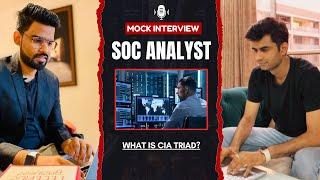 Mock Interview | Cybersecurity for beginners | What is CIA Triad?