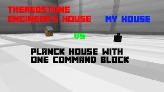 Planck house with one command // Smaller than TheRedEngineer's Nano house!