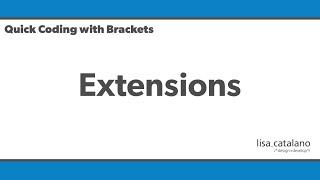 Quick Coding with Brackets - Extensions