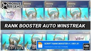 Script RANK BOOSTER Mobile Legends Easy WINSTREAK Anti Lose new update in 2024 for Push Rank