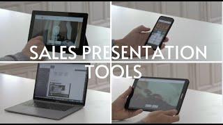 Sales presentation tool: branded content anywhere