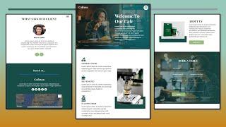 Responsive Website | HTML CSS JS BOOTSTRAP | Coffee Shop | PRAROZ #html #css #js #bootstrap