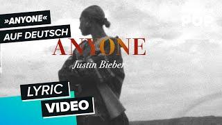 Justin Bieber - Anyone (Deutsche Übersetzung | German Lyric Video)