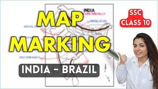 Map Marking | Geography SSC Class 10 | Maharashtra State Board