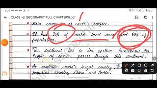 CLASS-6|GEOGRAPHY|CHAPTER-5|DOMAIN OF EARTH|HANDWRITTEN NOTES|SSCOACHING|