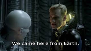 What David Said to the Engineer - Prometheus (short version with subtitles)