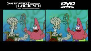 Spongebob Squarepants GBA Video VS DVD: Firmy Grasp It