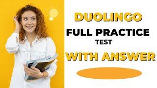 Full Duolingo English Practice Test | Test 6 | With answers