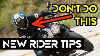 New to Motorcycle Riding? Here Are Some Top Tips | New Rider Tips | Motovlog