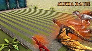 Alpha Predators Speed Battle - Which one is ARK's FASTEST ALPHA Creature? || Cantex