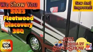 Kitchen Island  In A Class A! 2023 FRVTA Florida RV Supershow  2023 Fleetwood Discovery 36Q