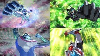 GRIDMAN ULTRAMAN DYNA RISE REFERENCE COMPARISON l  グリッドマン ウルトラマンダイナ 巨大化 レファレンス 比較 (1997 & 2018)