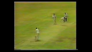 WEST INDIES v ENGLAND 3rd TEST MATCH DAY 3 BARBADOS MARCH 23 1986 MALCOLM MARSHALL PATRICK PATTERSON