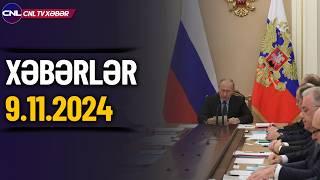 Putin danışıqlara hazır olduğunu elan etdi (Xəbərlər 9.11.2024)