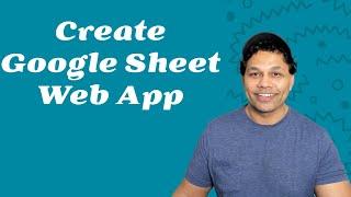 FREE - Easily Create A Professional Web App  With Google Sheet - Code With Mark