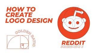 How to Create Reddit Logo Design with Golden Ratio #6 | Adobe illustrator Tutorial