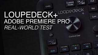 Using the Loupedeck+ photo and video editing console with Adobe Premiere