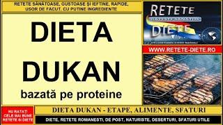 Dieta Dukan - Slăbești garantat, cu proteine - Meniuri, etape, reguli