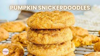 Easy Pumpkin Snickerdoodle Cookies Recipe | Soft, Chewy & Perfect for Fall!