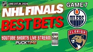 NHL Game 7: Edmonton Oilers at Florida Panthers  | Stanley Cup Best Bets