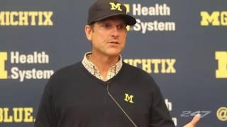 Harbaugh responds to Scott Frost