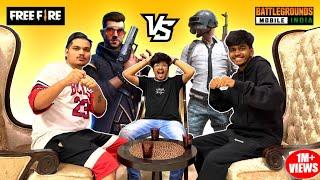 Battlegrounds Mobile India is Back Vs Garena Free Fire || Best Versus || Two Side Gamers