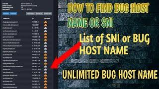 How to find Bug Host Name or SNI || What is the SNI || How to find SNI || #sni #bug #boghostname