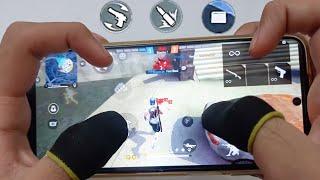 Realme 9i free fire gameplay test 3 finger claw handcam m1887 onetap headshot 90 HZ display