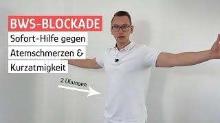 Kurzatmigkeit wegen BWS-Blockade ️ 2 Übungen zum Lösen der Blockade