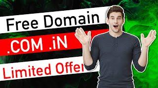 Free .COM .in .online Domains | Get 10 Free Domain in india | Limited time Free Domain Offer #netget