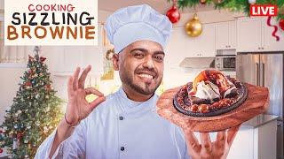  COOKING SIZZLING BROWNIES - CHRISTMAS SPECIAL | IRL STREAM