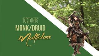 Over 80 Damage at level 4 !?! Low Level Druid/Monk Build Dnd