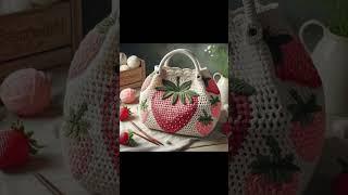 Crocheted bag ideas #crochet #knitting #shorts