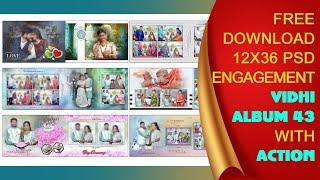 Free ENGAGEMENT PART 02 VOL-43 12x36 psd Action Album 2022 | PASSWORD is in VIDEO |#PASDIGI Creation