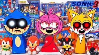 Sonic The Hedgehog Toys Unboxing Review | Shin Sonic Movie 3 Exe Tapes, Shin Tails Movie 3 Exe Tapes