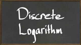 MAT 112: Discrete Logarithm