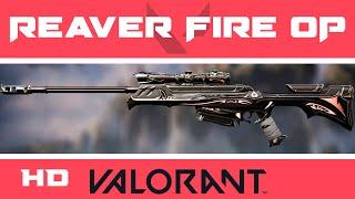 Reaver Operator VALORANT Skin | Fire: Level 5 Chroma | HD Skins Showcase