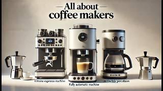 Best Coffee Machines in 2024? Home Espresso Vs. Fully Automatic Vs. Electric Percolator