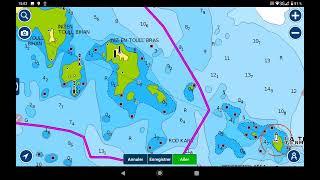 boating de Navionics, routage automatique