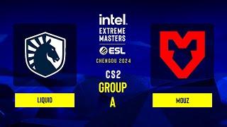 Liquid vs. MOUZ - Map 2 [Mirage] - IEM Chengdu 2024 - Group A