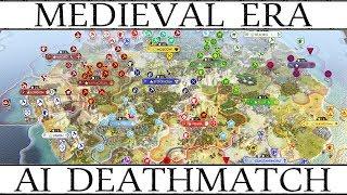 Civ 5: Medieval Era AI Only Deathmatch