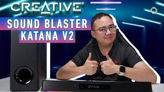 Creative SoundBlaster Katana V2 Review: the best soundbar for PC and TV!