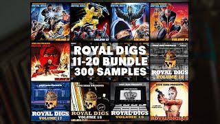 FREE VINTAGE HIP HOP SAMPLE PACK "ROYAL DIGS 11-20 BUNDLE" (300 Samples) Rare Hip Hop Samples