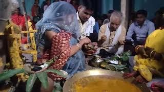 Dsp santosh patel ने पैर पूजे। छोटी बहन के विवाह में पैर पूजने का संस्कार देवगाँव #pair #pujan