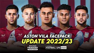 ASTON VILLA FACEPACK 2022/23 | SIDER AND CPK | EFOOTBALL PES 2021 & SP FOOTBALL LIFE 2023