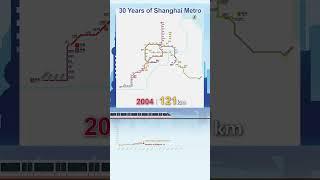 Shanghai Metro turns 30! A 831km network with a daily ridership record of over 132.9mln